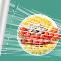 Película adhesiva desechable de pe de calidad alimentaria, envoltura de alimentos, película adhesiva para conservación de frutas y verduras - details 4