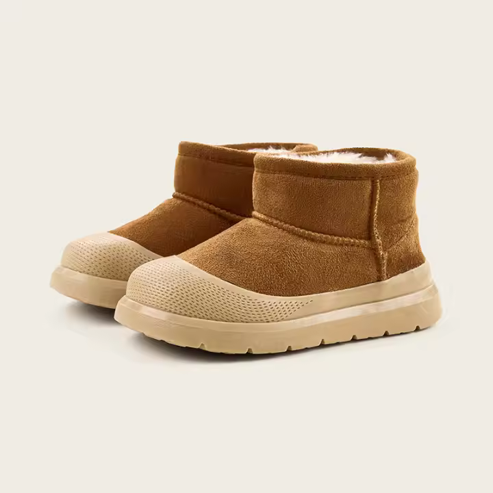 Botas de nieve niños antideslizante impermeable niñas al aire libre engrosado zapatos de algodón grandes - 1