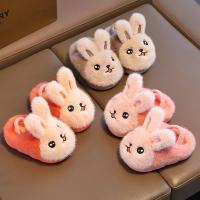 Suaves Zapatillas de Piel de Conejo para Invierno Piso Antideslizante, Moda Caliente para Niños y Niñas - details 6