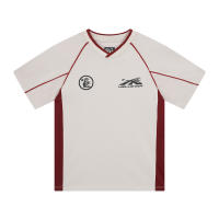 2025 Camisas casuales básicas de moda de verano, camisetas holgadas de algodón puro para hombres y nuevas camisas de manga corta para parejas con estampados de logotipos en la parte delantera - details 7