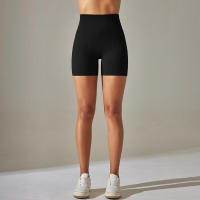 Pantalones cortos deportivos de Yoga para mujer, mallas sin costuras para correr, ciclismo, cintura alta, entrenamiento, gimnasio, verano - details 11