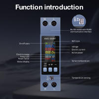 Interruptor inteligente KWS-303 40A con WIFI, disyuntor LED, medidor de energía, KWh, temporizador, relé, Control remoto, aplicación Smart Life - details 15