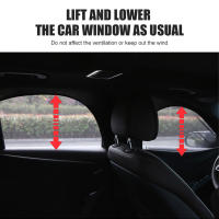 Cubierta de Sol para Ventana Delantera y Trasera de Coche Nueva Protección UV de Doble Capa con Cierre de Cremallera Lining Anti-Mosquito para Ventana Lateral - details 24