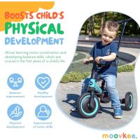 Bicicleta Infantil 6 en 1 Triciclo con Barra de Empuje Andador de 1 Año Bike Baby - details 1