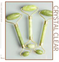 Gua Sha-Rodillo masajeador Facial Jade Store, raspador de masaje para estiramiento de Gouache Facial, adelgazamiento corporal, G - details 7