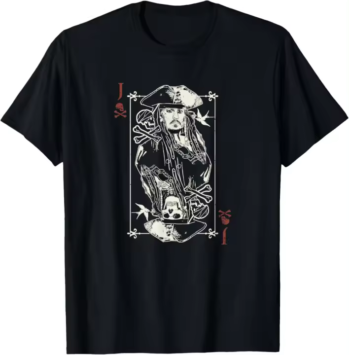 Piratas del Caribe - Camiseta Jack Sparrow - 1