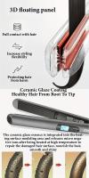 Plancha y rizador profesional 2 en 1, con pantalla LCD, 5 ajustes de temperatura, revestimiento de cerámica nano, para todo - details 1