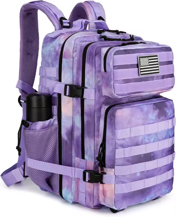 Mochila Táctica de Gran Capacidad de 45 L Ideal Para Senderismo Camping Deportes al Aire Libre Montañismo Impermeable - 1