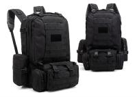 Mochila táctica 4 en 1 para hombre, bolsa de 55L para deportes al aire libre, Camping, senderismo, viajes, escalada - details 20