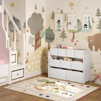Organizador de Juguetes para Niños Estante de Almacenamiento de 3 Niveles con 6 Cajas Extraíbles - details 23