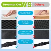 Cojín de Coxis Ortopédico para Silla Oficina, Almohada Viscoelástica para Silla de Escritorio, Asiento de Coche，Cojin Coxis de Espuma Memoria Portátil Cojin Silla Oficina Cojin - details 1