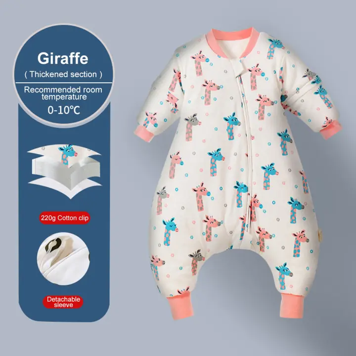 MOV-Saco de dormir de punto grueso para bebé, forro de Cachemira de imitación infantil, envoltura para recién nacido, manta para cochecito de niño - 1