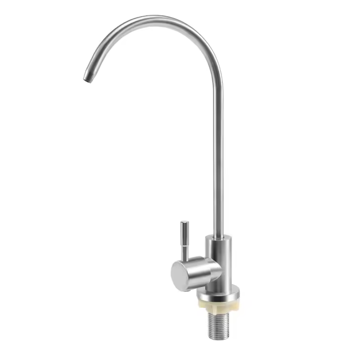 Grifo con filtro de agua potable para cocina, sistema de purificación Ro de acero inoxidable 304, ósmosis inversa, robet, Torneira - 1