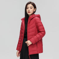 Chaqueta de plumón ultraligera para mujer, Abrigo con capucha, sombrero desmontable, 7xl talla grande, Invierno - details 10