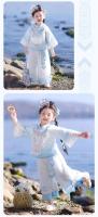 Conjunto nacional Hanfu para niños, disfraz de actuación del 3 de marzo, estilo étnico Miao, primavera/verano, 2025 - details 9
