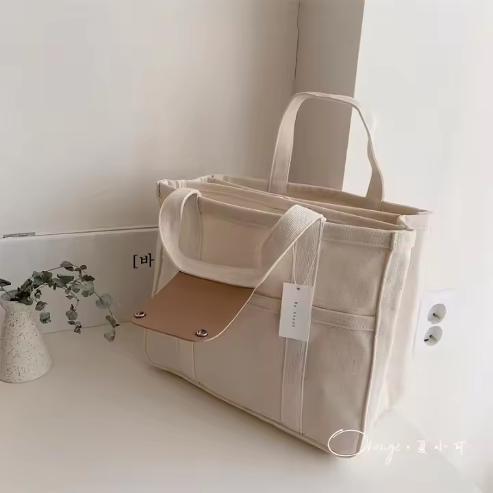 Bolso de lona portátil versión coreana, bolso de hombro multifuncional para madre y bebé - 1