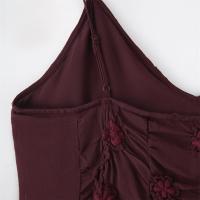 PB & ZA 2025 decoración en capas asimétrica temperamento ocio vestido con tirantes falda larga suelta productos nuevos de verano - details 9