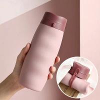 Botellas Plegables de Silicona de 600ml Resistentes a Altas Temperaturas Portátiles - details 15