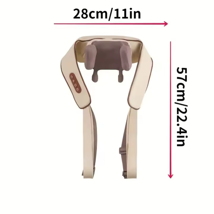 Masajeador de hombros y cuello Edición profesional: con masaje humanoide realista, recargable para relajar los músculos, masajeador en casa - 1