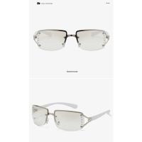 Gafas de Sol de Lujo Y2K Diseño Retro para Mujer Ideal para Acampar, Ciclismo, Pesca Sin Marco - details 11
