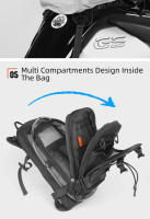 Rhinowalk-bolsa de depósito para motocicleta, mochila versátil de 9L con cubierta para lluvia, bolsa de agua de 1,5 L, sistema MOLLE, multicompartimento Universal - details 9