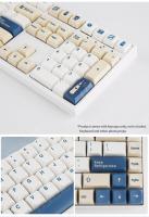 USLION-teclas de perfil XDA con tema de leche de soja, teclas de sublimación con tinte PBT en inglés, teclas para juegos, Teclado mecánico, interruptor MX, 134 teclas - details 9