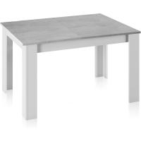 Mesa de Comedor Extensible Diseño Rectangular Danna Acabado en Blanco Artik y Roble Canadian - details 40