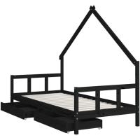 Estructura de Cama Infantil con cajones Madera de Pino 80x160cm - details 20