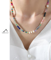Piedra natural recordada Perlas de Agua Dulce collar de cuentes de mano Colgante de joyería de moda collar de Perlas. Regalo elegante. Joyas y glamurosas - details 4