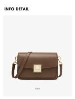 FOXER de cuero de bolso de hombro retro temperamento mujeres mensajero cuadrado bolsas - details 7