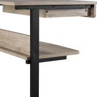 Mesa Ordenadora con Ruedas Pequeña Escritorio para Juegos con Cajón Espacio Límite Negro 79,5x56x51cm - details 13