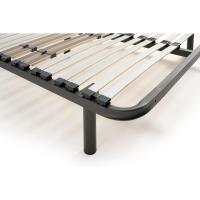 Cama de Acero Acerado ES Somier 135x190 cm Refuerzo Central Láminas de Chapo y Pintura Metálica con Tratamiento Anticorrosión Incluye Juego de 4 Patas - details 12
