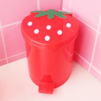 Mini contenedor de basura de sellado con tapa, cubo de basura decorativo Pop-Up de fresa, 1 pieza - details 6