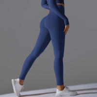Hamidou-Pantalones deportivos de Yoga para mujer, mallas de cintura alta y caderas ajustadas, glúteos de melocotón, pantalones de Yoga desnudos de cintura alta - details 58