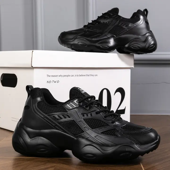 Nueva pareja de zapatos de papá, plataforma para mujer, deportes, aumento de los zapatos casuales para correr - 1
