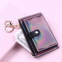 Cartera de mujer con cremallera billetera láser de moda monedero de cuero mini bolsa de tarjetas dangerous goods normales - details 18