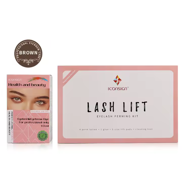 Kit de Versión Mejorada para Pestañas ICONSIGN con Tinte para Cejas Herramientas de Maquillaje para Pestañas Permutidas - 1