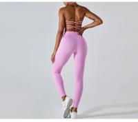 Pantalones de Yoga para Correr - Secado Rápido sin Costuras - Levantamiento de Cadera - Leggings Deportivos de Nylon - Ideal para Primavera/Verano - details 3