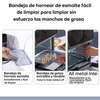Fritora de Aire Caliente con Pantalla Táctil LED 9 Litros, Duración Ajustable, Temperatura y Programa Manuales, Fritora de Aire Caliente de China - details 4