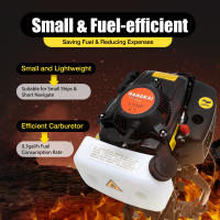 Motor fuera de borda para barcos pesados arranque rápido refrigerado por agua sistema Cdi 52cc 4 stoke 4 hp - details 4