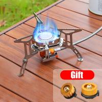 Estufa de Gas Portátil a Prueba de Viento Ideal para Acampar, Cocinar al Aire Libre, Senderismo, Picnic 4000W De China - details 1