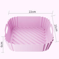 Bandeja antiadherente de silicona cuadrada para freidora Airs, bandeja resistente a altas temperaturas para cocinar y hornear - details 3