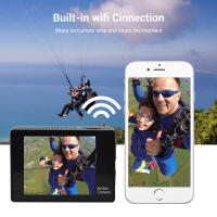 Cámara de Acción 4K 1080P/30FPS WiFi 2,0 "170D, videocámara subacuática impermeable para casco, grabación de vídeo, Cámaras Deportivas para exteriores - details 1