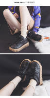 Pequeño zapato blanco chica estudiante único nuevo ins versión coreana alto top plataforma casual zapatos de mujer zapatos de au - details 8