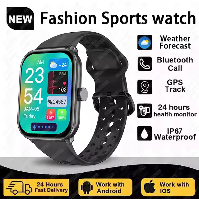 2025 nuevo para Redmi Watch 5 Original hombres GPS Track Bluetooth llamada ritmo cardíaco impermeable deporte Fitness pulsera inteligente mujeres - 1