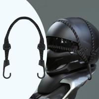 Correas de equipaje para motocicleta con gancho, cuerda para atar para motocicleta, cuerda reflectante versátil para equipaje, cinturón elástico para sombrero y Scooter - details 11