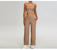 Conjunto de Yoga de Alta Cintura para Mujer Ropa Deportiva de 2 Piezas para Correr y Fitness - details 10