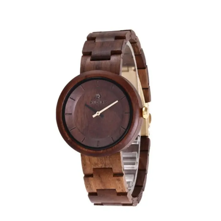 (Italia 2025 Novedades) reloj de madera de alta calidad para hombre - Diseño Único en Nogal Macizo, Movimiento MIYOTA Japonés, Pulsera de Madera Natural con Cierre Acero, Esfera Mineral 34mm, Ideal para Regalos de Lujo y Estilo Minimalista - 1