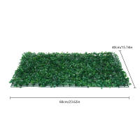 12Pcs Panel de Vidriería Artificial 23.62''x15.75''x1.57'' Estilo Topiario de Espino - details 0