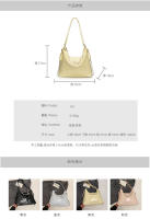 Bolso informal de gran capacidad para mujer, bolso de hombro de lujo a la moda, novedad de primavera 2025 - details 1